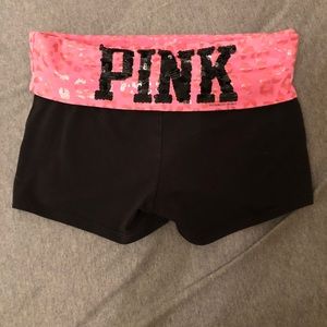 Victoria’s Secret PINK Fold Over Yoga Shorts